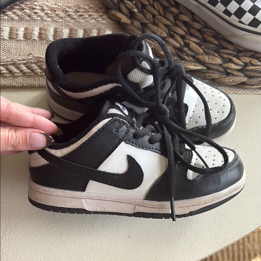 Nike Kids Black and White Sneakers
